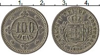 Продать Монеты Португалия 100 рейс 1900 Медно-никель