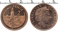 Продать Монеты Гибралтар 2 пенса 2003 Медь