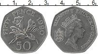 Продать Монеты Гернси 50 пенсов 1990 Медно-никель