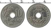 Продать Монеты Бельгия 10 сантим 1906 Медно-никель