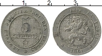 Продать Монеты Бельгия 5 сантим 1862 Медно-никель