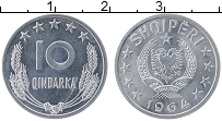 Продать Монеты Албания 10 киндарка 1964 Алюминий