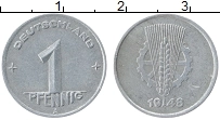 Продать Монеты ГДР 1 пфенниг 1950 Алюминий