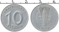 Продать Монеты ГДР 10 пфеннигов 1949 Алюминий