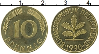 Продать Монеты ФРГ 10 пфеннигов 1995 Бронза