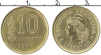Продать Монеты Аргентина 10 сентаво 1975 Латунь