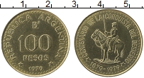 Продать Монеты Аргентина 100 песо 1979 Бронза