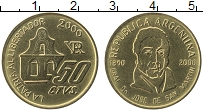 Продать Монеты Аргентина 50 сентаво 2000 Латунь