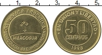 Продать Монеты Аргентина 50 сентаво 1998 Бронза