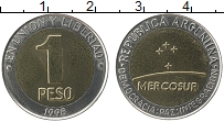 Продать Монеты Аргентина 1 песо 1998 Биметалл