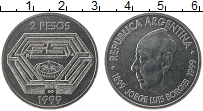 Продать Монеты Аргентина 2 песо 1999 Медно-никель