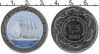 Продать Монеты Испания 1,5 евро 2018 Медь