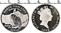 Продать Монеты Острова Кука 2 доллара 1998 Серебро