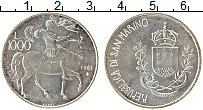 Продать Монеты Сан-Марино 1000 лир 1981 Серебро