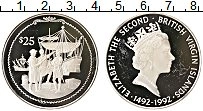 Продать Монеты Виргинские острова 25 долларов 1992 Серебро