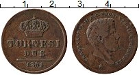 Продать Монеты Сицилия 2 торнеси 1851 Медь