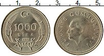 Продать Монеты Турция 1000 лир 1993 Медно-никель