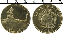 Продать Монеты Науру 5 долларов 2016 Латунь
