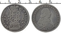 Продать Монеты Фульда 20 крейцеров 1765 Серебро