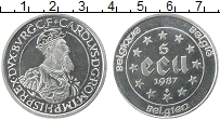Продать Монеты Бельгия 5 экю 1987 Серебро