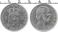 Продать Монеты Нидерланды 1 гульден 1865 Серебро