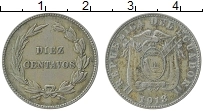 Продать Монеты Эквадор 10 сентаво 1919 Медно-никель