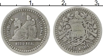 Продать Монеты Гватемала 1/2 реала 1880 Серебро
