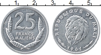 Продать Монеты Мали 25 франков 1961 Алюминий