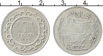 Продать Монеты Тунис 1 франк 1907 Серебро
