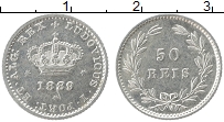 Продать Монеты Португалия 50 рейс 1893 Медь