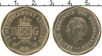 Продать Монеты Антильские острова 2 1/2 гульдена 1994 Медно-никель