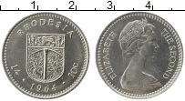 Продать Монеты Родезия 10 центов 1964 Медно-никель
