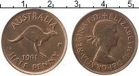 Продать Монеты Австралия 1/2 пенни 1961 Медь