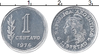 Продать Монеты Аргентина 1 сентаво 1970 Алюминий