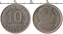 Продать Монеты Аргентина 10 сентаво 1956 Сталь покрытая никелем