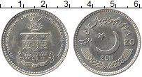 Продать Монеты Пакистан 20 рупий 2011 Медно-никель