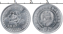 Продать Монеты Северная Корея 5 чон 2008 Алюминий