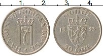 Продать Монеты Норвегия 50 эре 1953 Медно-никель