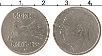 Продать Монеты Норвегия 50 эре 1964 Медно-никель