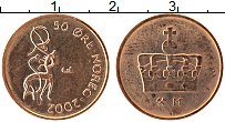 Продать Монеты Норвегия 50 эре 2001 Бронза
