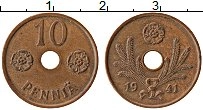 Продать Монеты Финляндия 10 пенни 1941 Медь