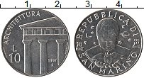 Продать Монеты Сан-Марино 10 лир 1997 Алюминий