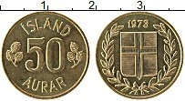 Продать Монеты Исландия 50 аурар 1969 Латунь