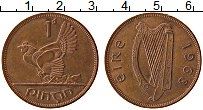 Продать Монеты Ирландия 1 пенни 1965 Бронза