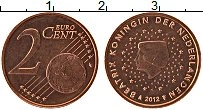 Продать Монеты Нидерланды 2 евроцента 2001 сталь с медным покрытием