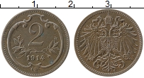 Продать Монеты Австрия 2 геллера 1898 Бронза