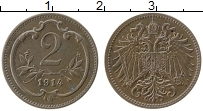 Продать Монеты Австрия 2 геллера 1898 Бронза
