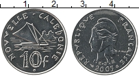 Продать Монеты Новая Каледония 10 франков 2003 Медно-никель