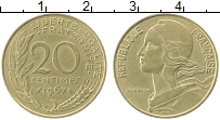 Продать Монеты Франция 20 сантим 1974 Бронза