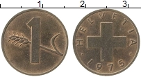 Продать Монеты Швейцария 1 рапп 1977 Бронза